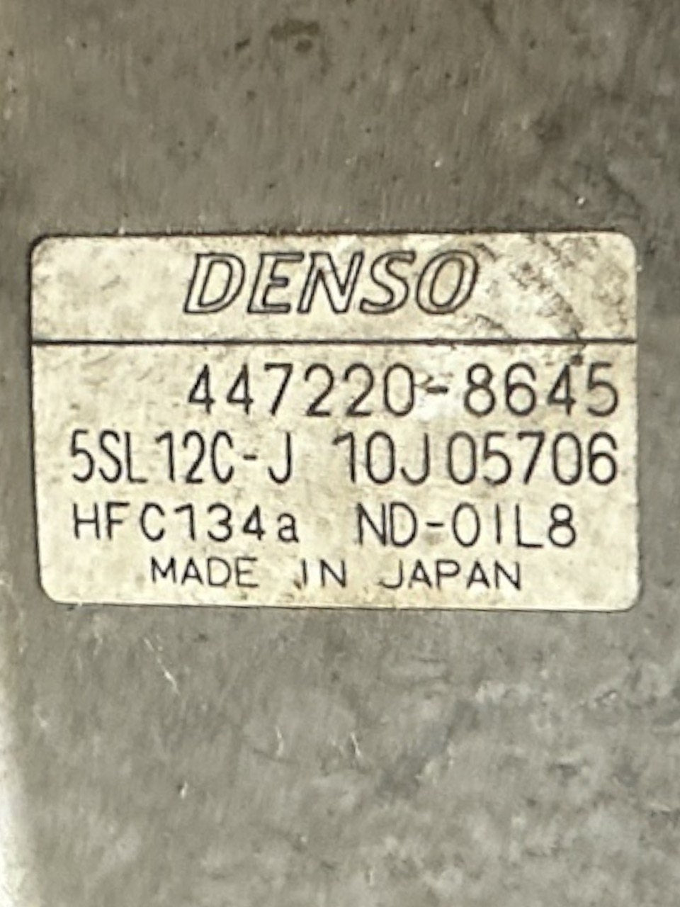 Compressore Aria Condizionata Fiat Bravo 1.9 Diesel (2007 > 2014) cod . 447220-8645