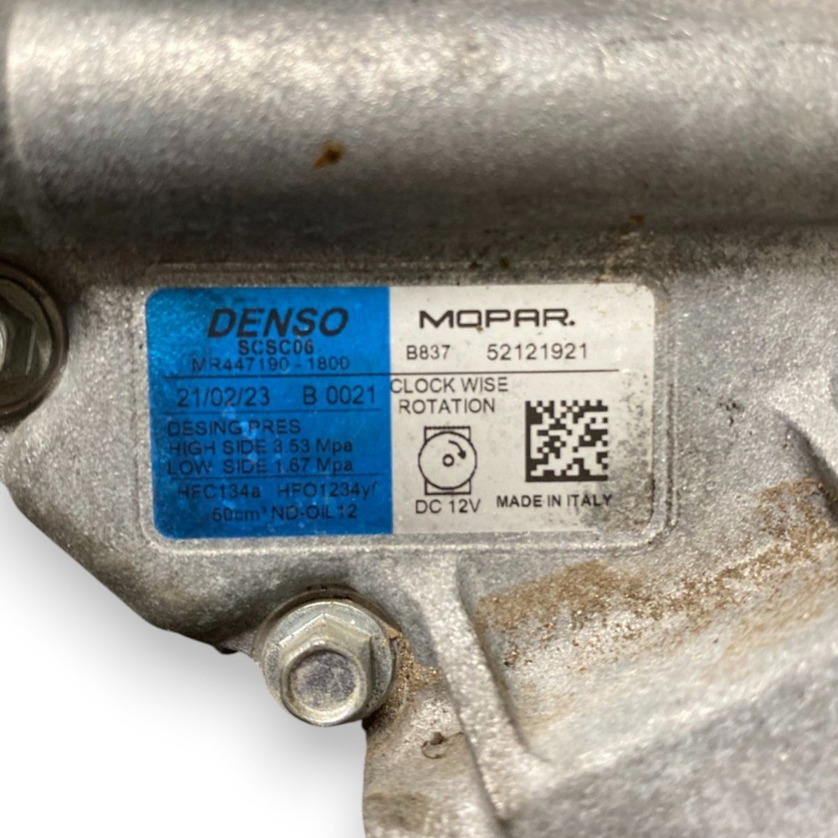 Compressore aria condizionata lancia ypsilon iii 1.0 benzina - hybrid (2021-) Cod: 52121921