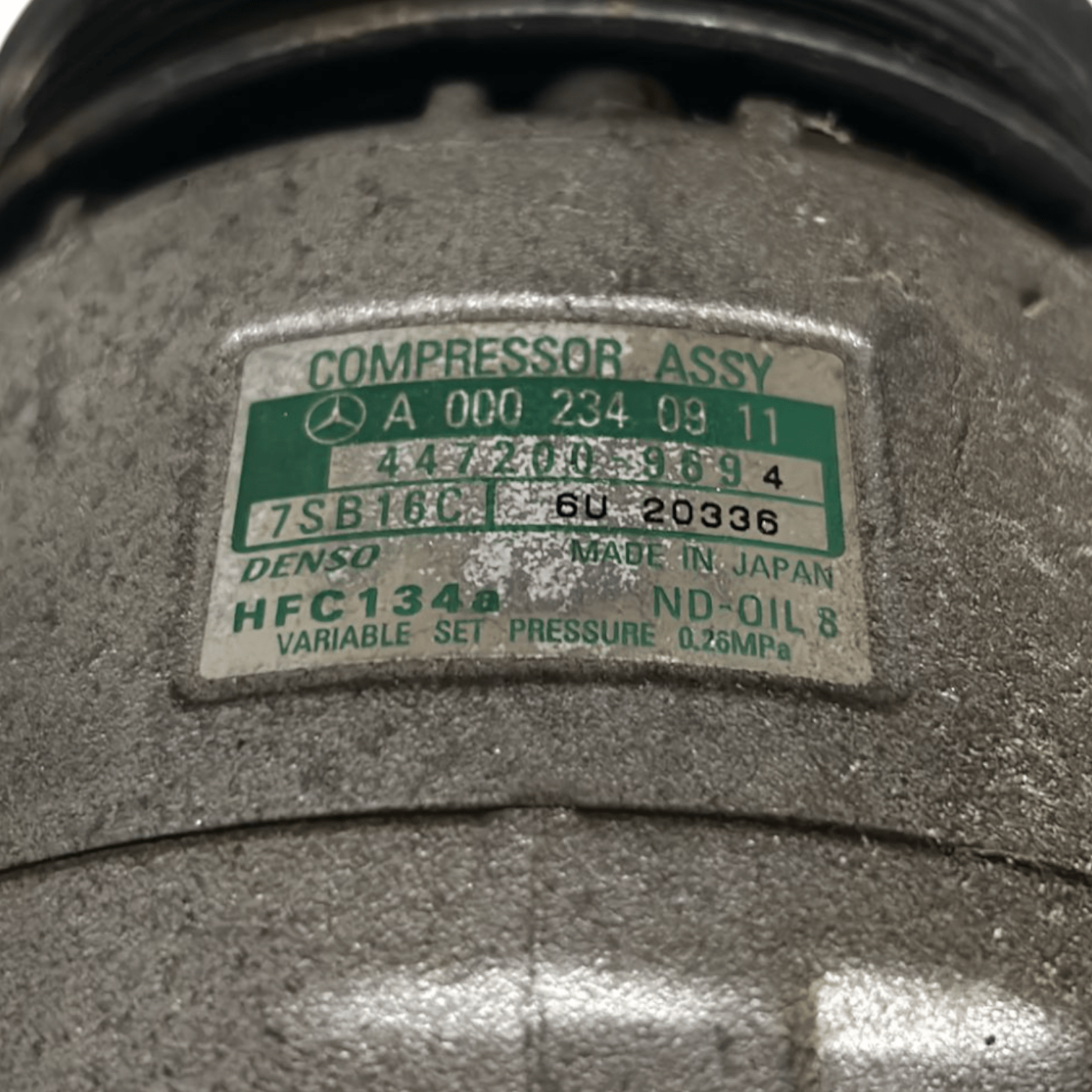 Compressore Aria Condizionata Mercedes Benz CLK 2.0 Benzina cod:A0002340911 (1997 > 2003)
