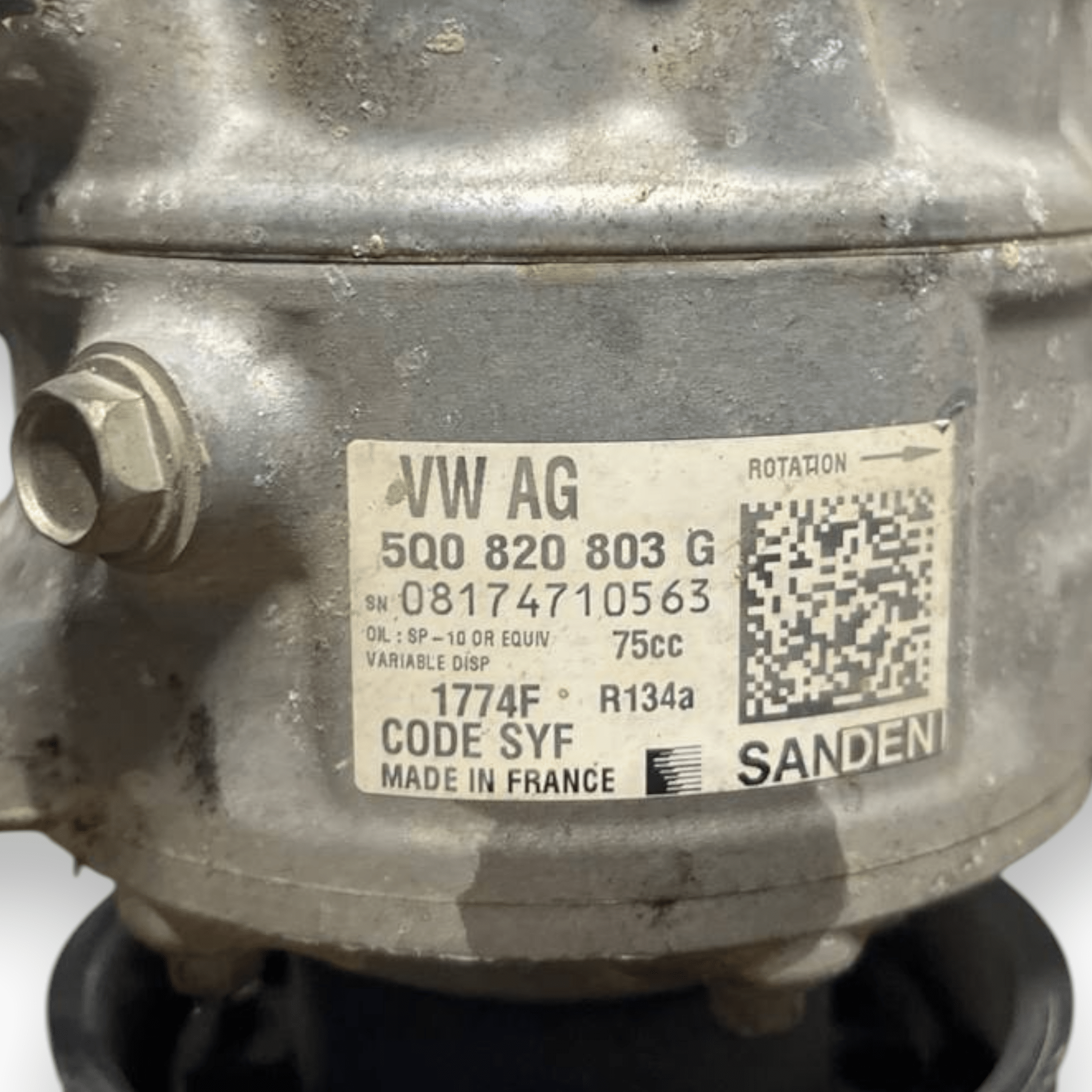 Compressore Aria Condizionata Seat Leon III 1.4 Benzina / Metano (2013 al 2019) cod: 5Q0820803G