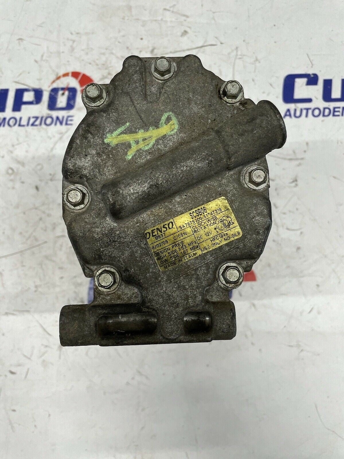 Compressore Clima Aria Condizionata FIAT 1.2/1.4 Bz 500/BRAVO 5A7875200-51747318 - BIBA-RICAMBI
