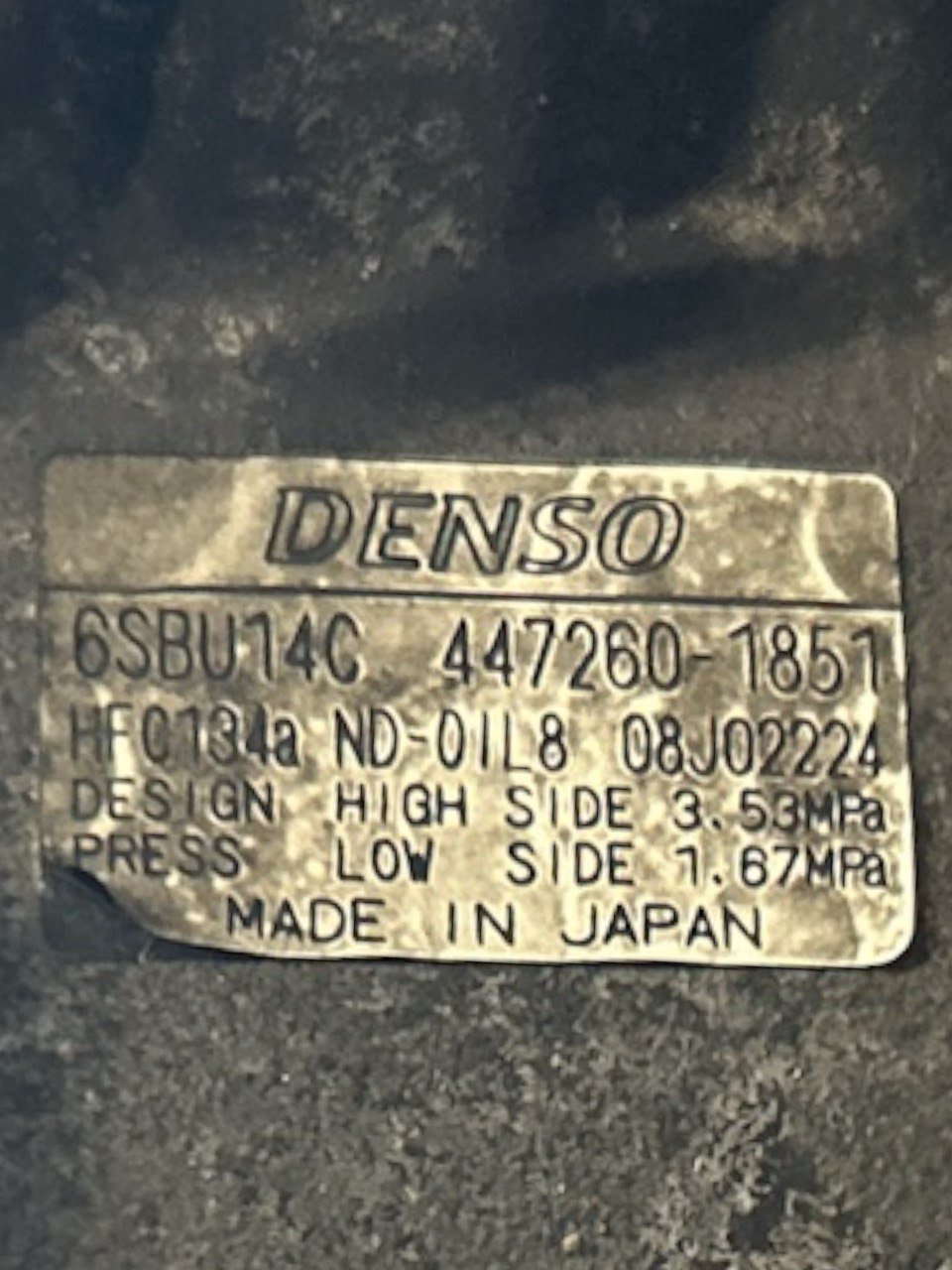Compressore Clima BMW Serie 1 (E87) 2.0 Diesel (2004 > 2012) cod . 447260-1851