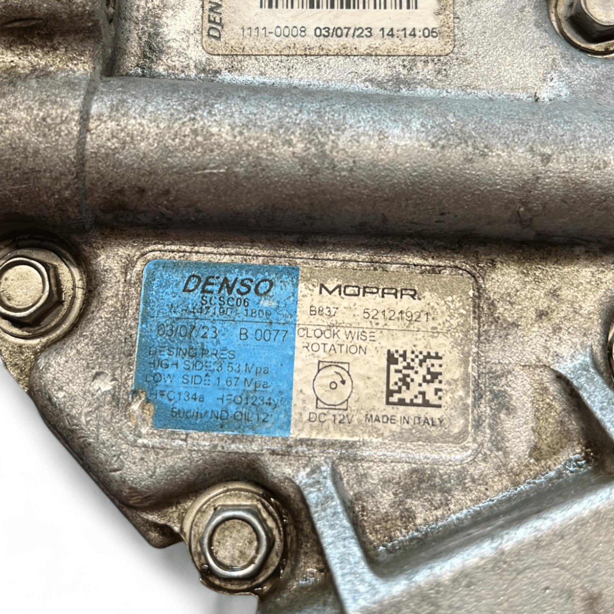 Compressore clima Fiat Panda 312/319 1.0 benzina / 1.0 Benzina-Hybrid cod.52121921 (2012->)