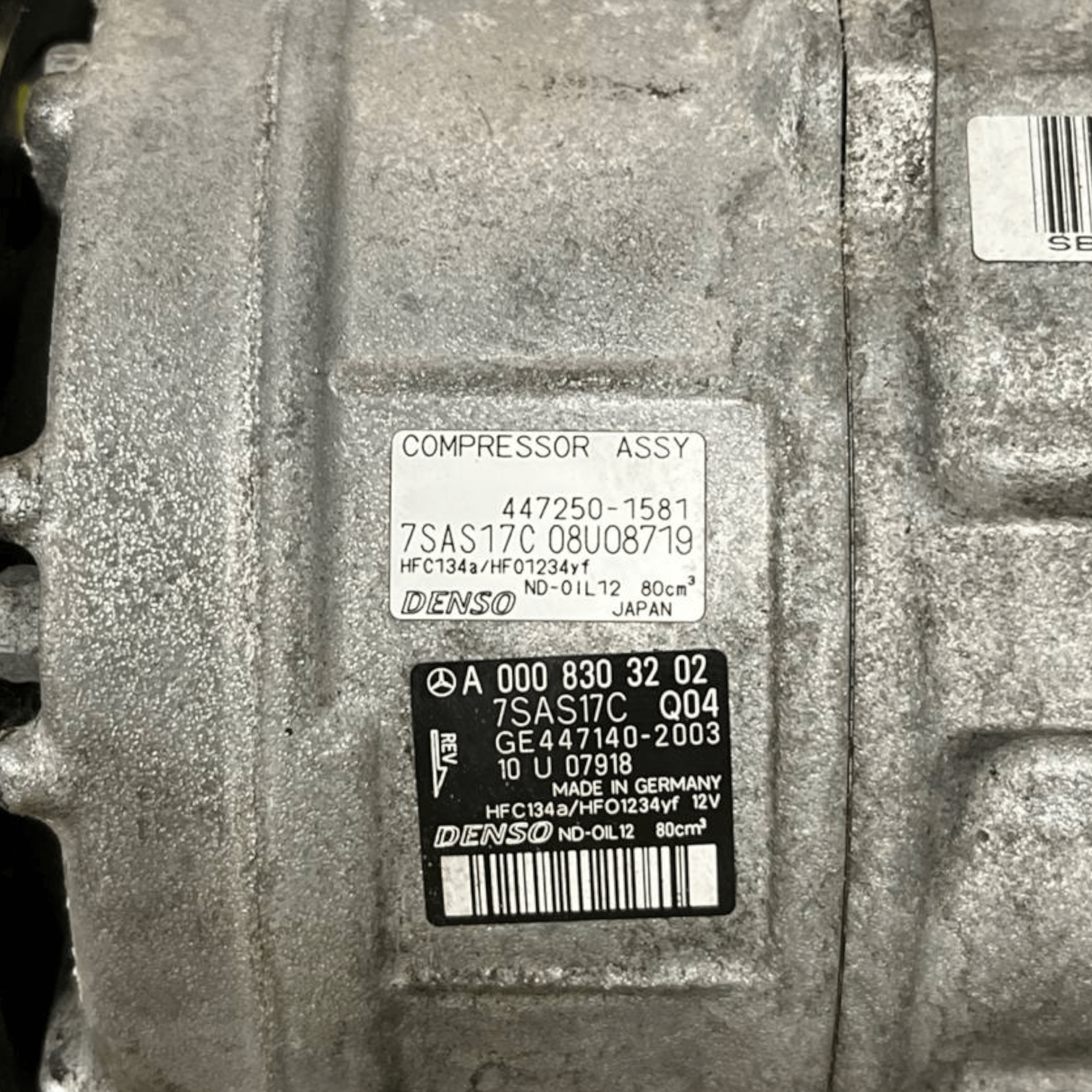 Compressore clima Mercedes-Benz Classe V W447 2.2 diesel cod.A0008303202 (2019->)