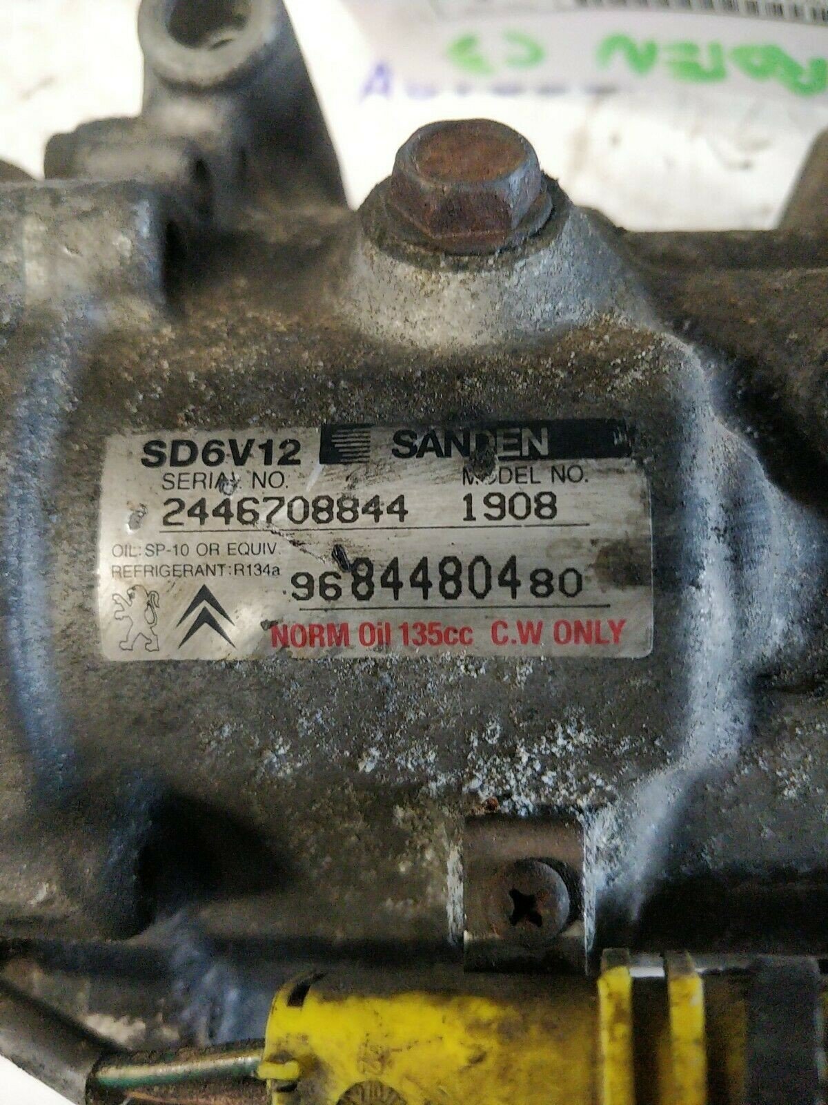 Compressore Climatizzatore Clima A/C Citroen C2- C3 9684480480