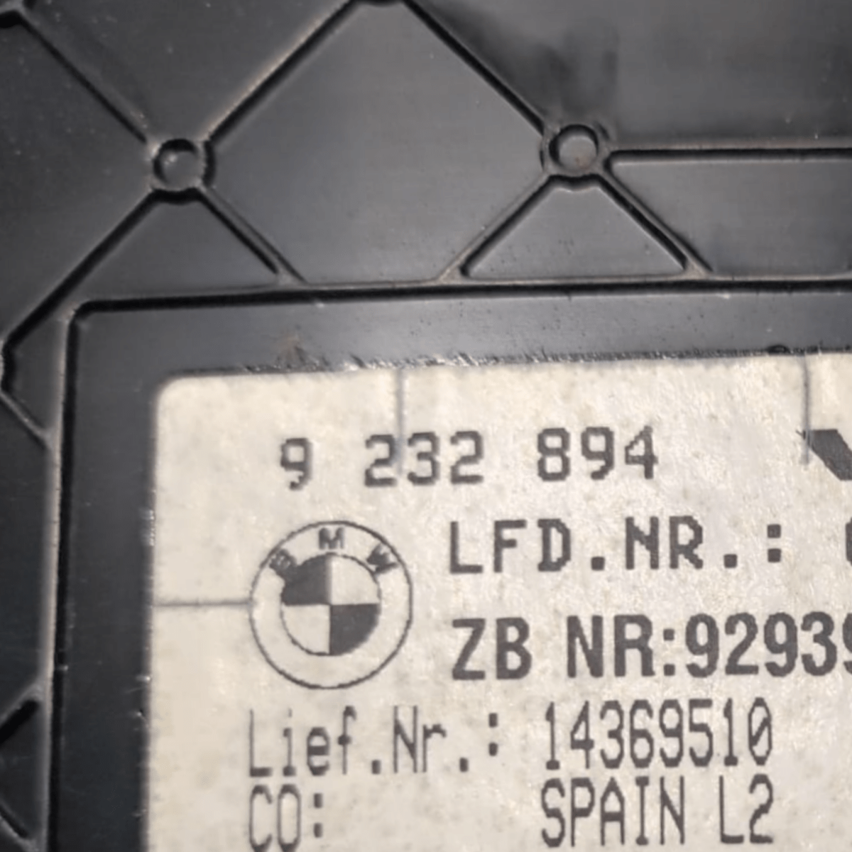 Contachilometri / tachimetro bmw serie 3 f30 2.0 benzina cod: 9232894 (2012-2019)