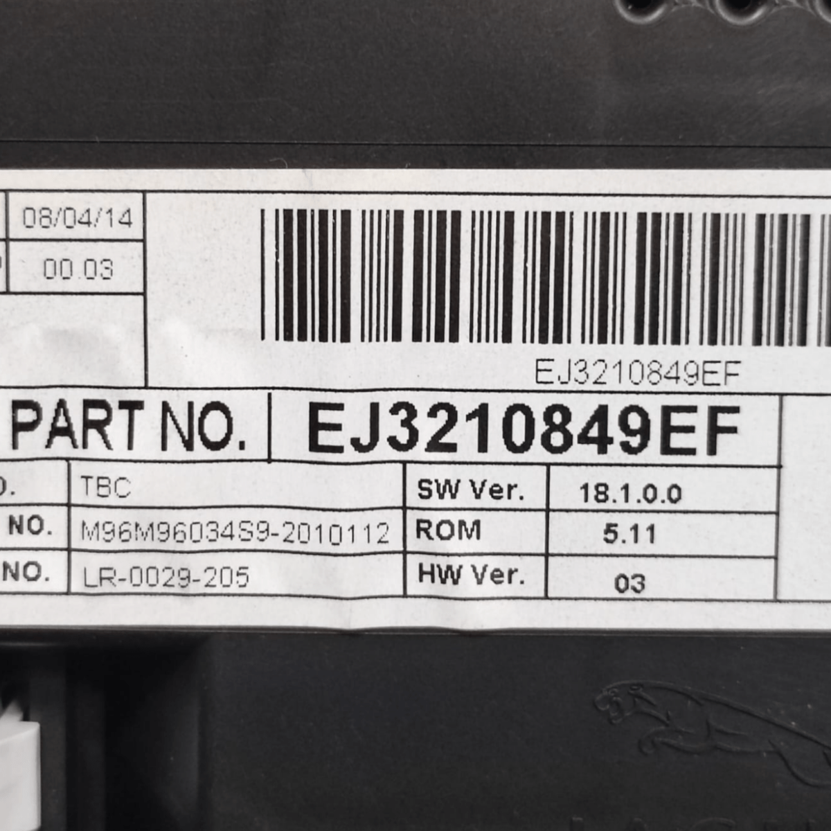 Contacilometro / tachimetro range rover evoque 2.2 diesel cod: ej3210849ef (2011-2018)