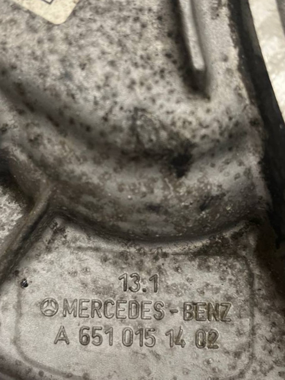 Copertura / Coperchio / Carter Albero Motore Mercedes - Benz Classe C W205 / Mercedes - Benz Classe E W212 2.2 Diesel (2014 al 2021) cod: A6510151402