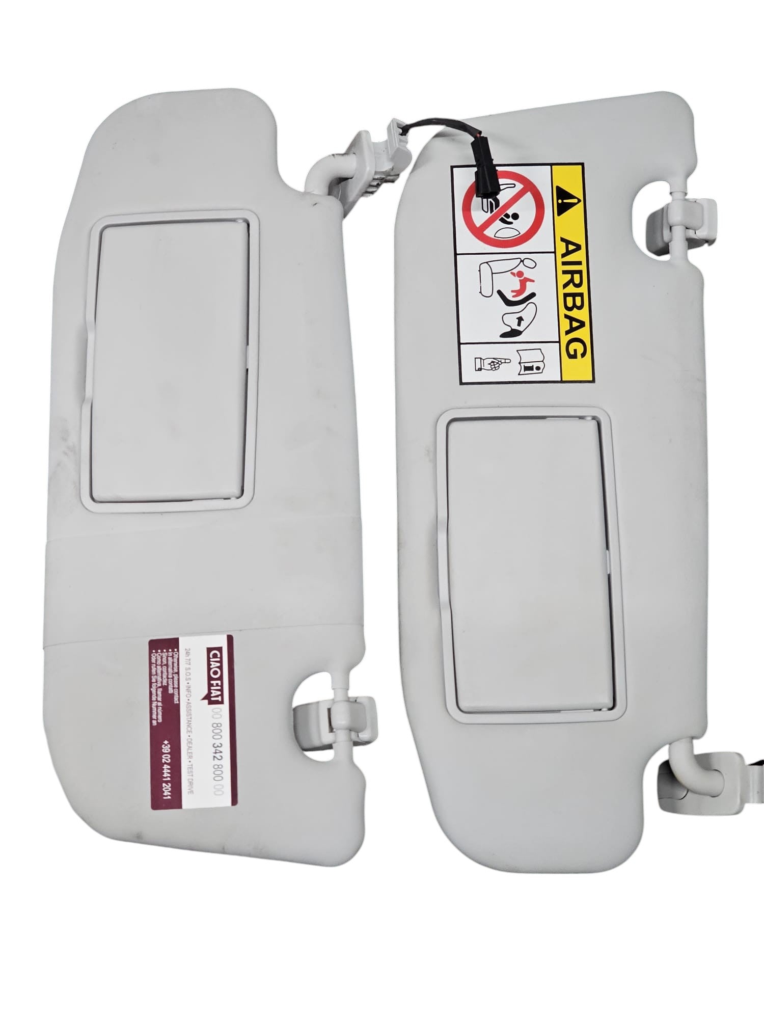 Coppia Alette Parasole Fiat Tipo (2015->)