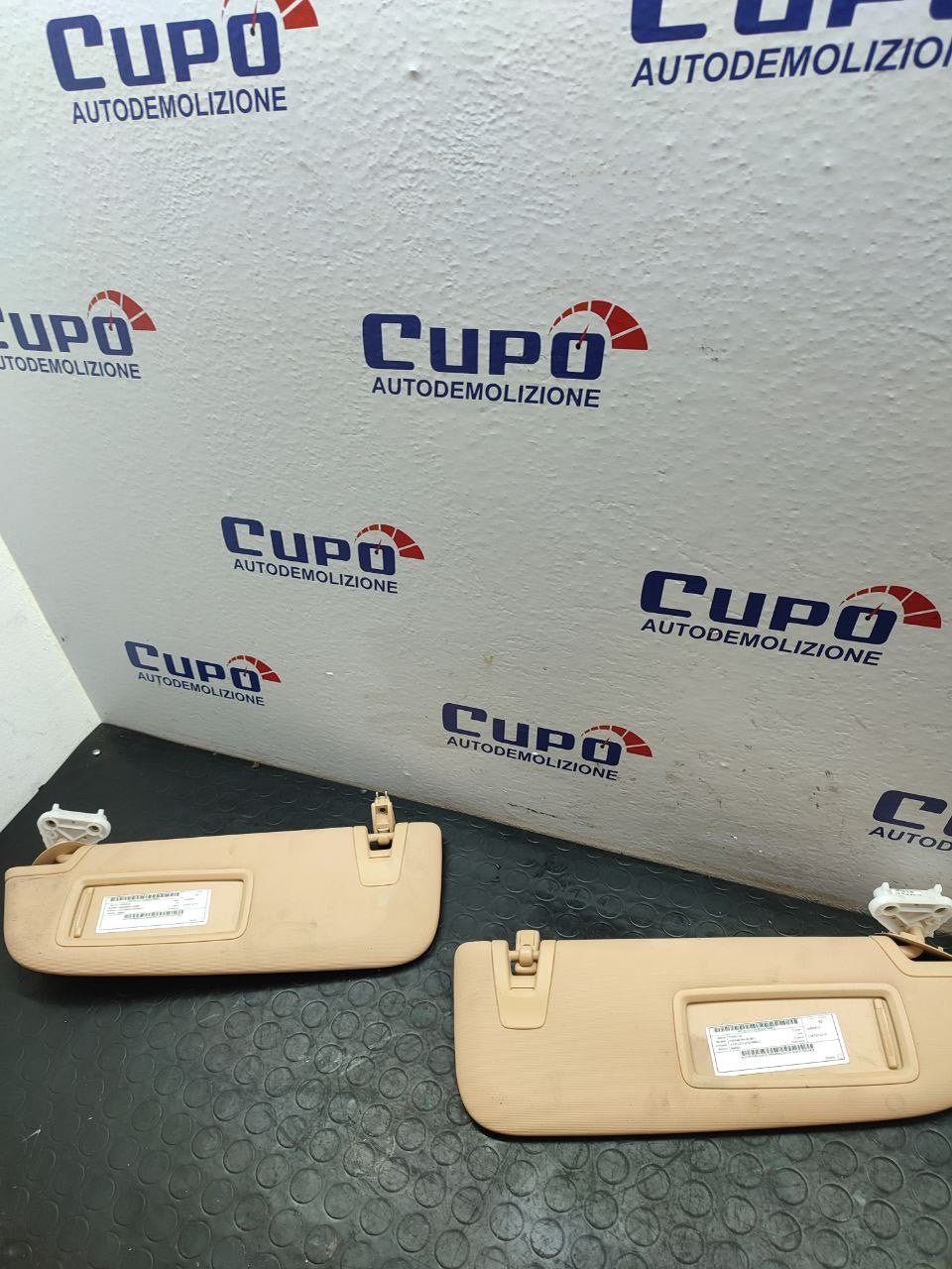 Coppia ( n.2 ) alette Porsche Panamera ( 970 ) cod 97073113200 ( color beige luxor )