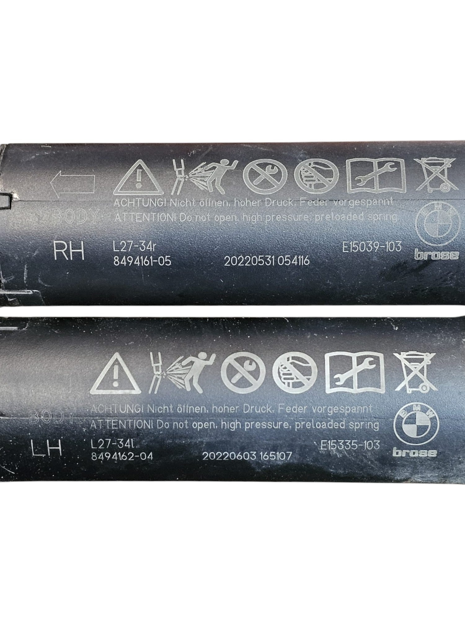 Coppia Pistoncini Elettrici Portellone BMW Serie 2 U06 Cod:8494161-05 / 8494162-04 (2021->)