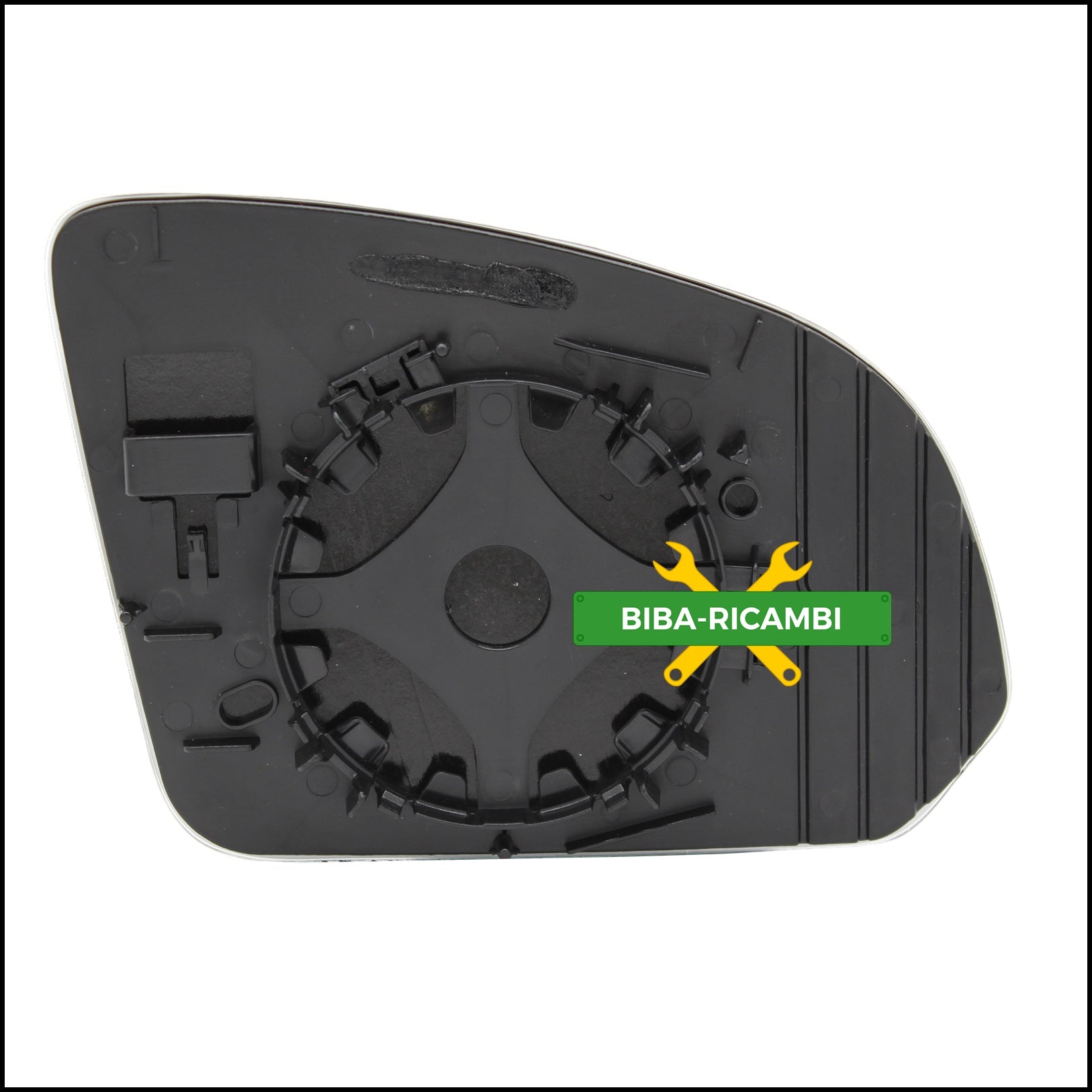 Piastra Specchio Retrovisore Asferica Lato Sx-Guidatore Per Volvo S60 III (224) 2019&gt; BIBA-RICAMBI