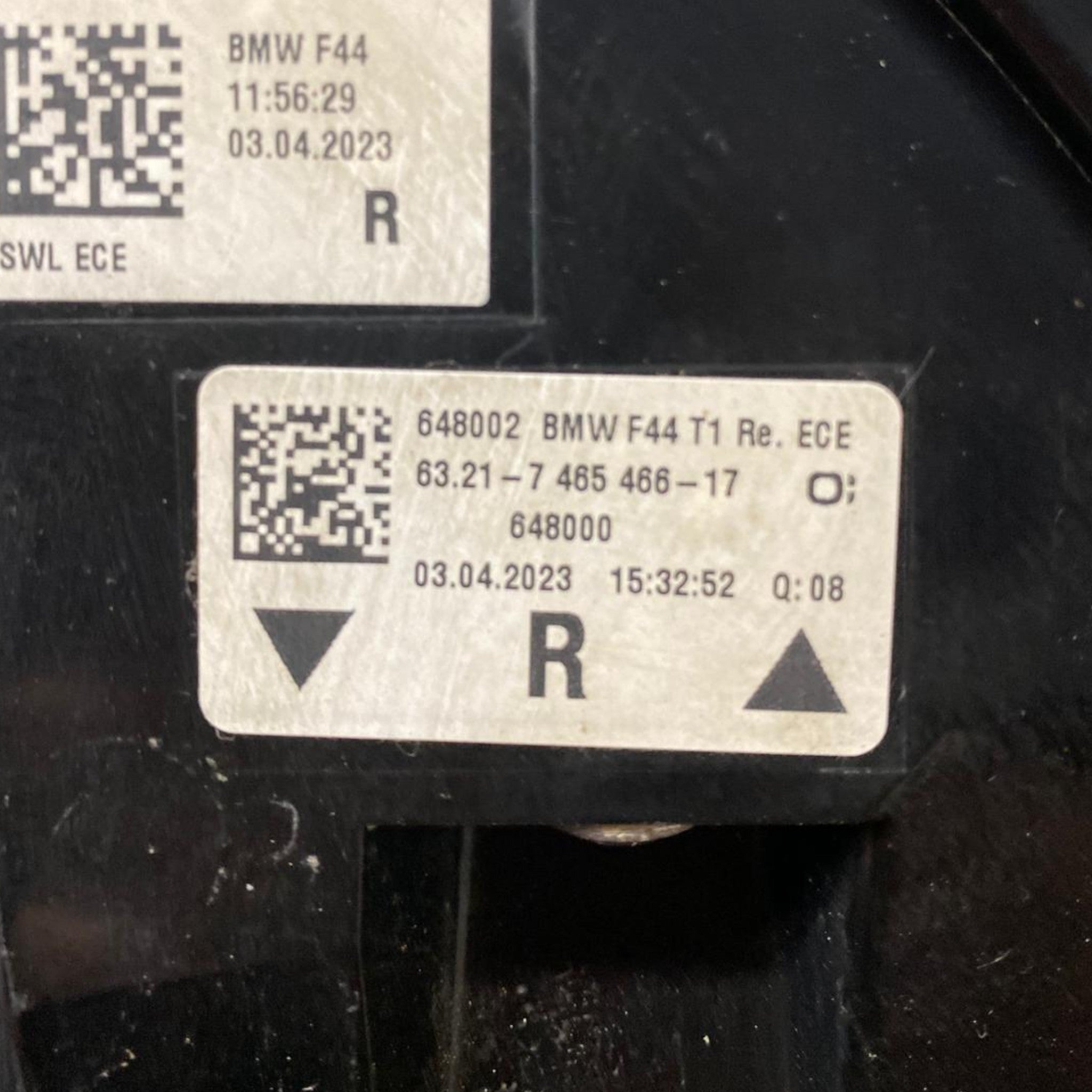 Stop / fanale esterno destro (dx) Bmw Serie 2 Gran Coupé F44 (2019-2024) Cod: 7465466-17