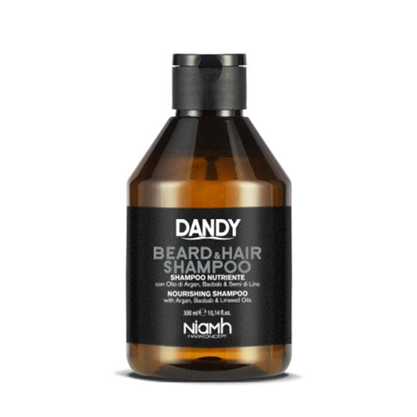 DANDY BEARD & HAIR SHAMPOO NUTRIENTE 300 ML - BIBA-RICAMBI