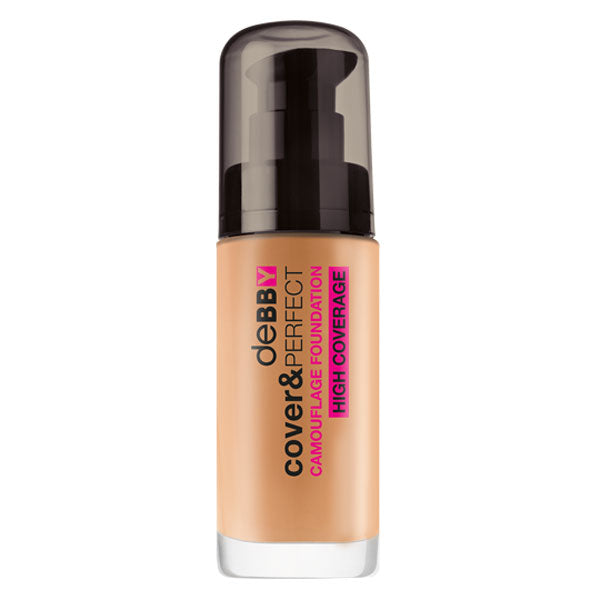 DEBBY COVER & PERFECT CAMOUFLAGE FOUNDATION HONEY 04