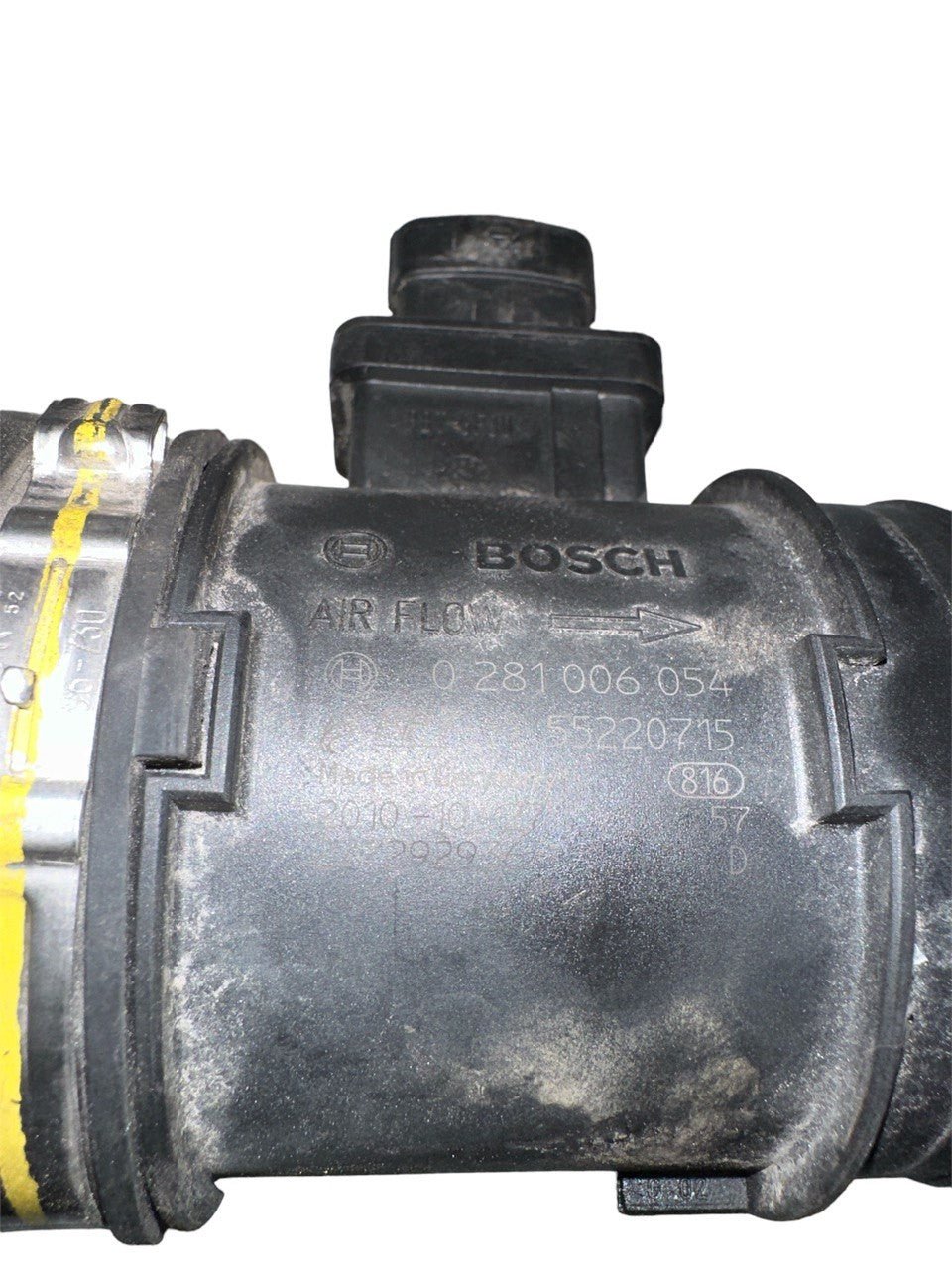 Debimetro Flussometro Alfa Romeo Giulietta / Fiat 500X / Jeep Renegade 1.6 / 1.3 mjt (2012) cod: 0281006054