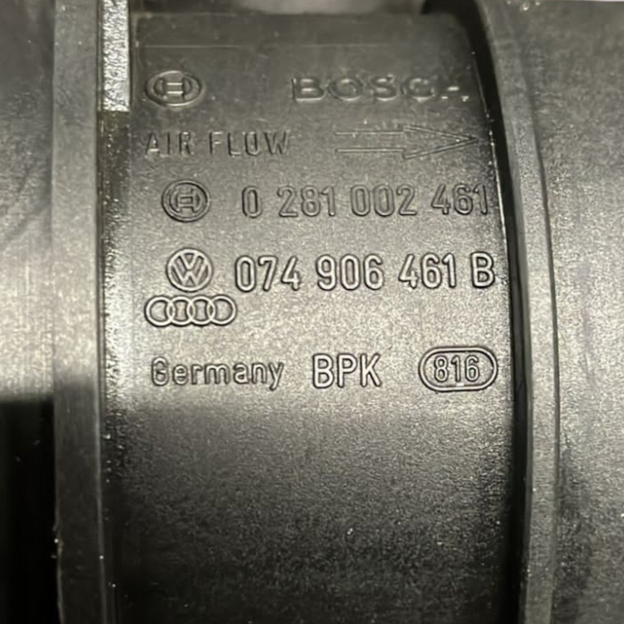 Debimetro / Flussometro Audi A3 (8P) cod:074906461B 2.0 Diesel (2003>2013)