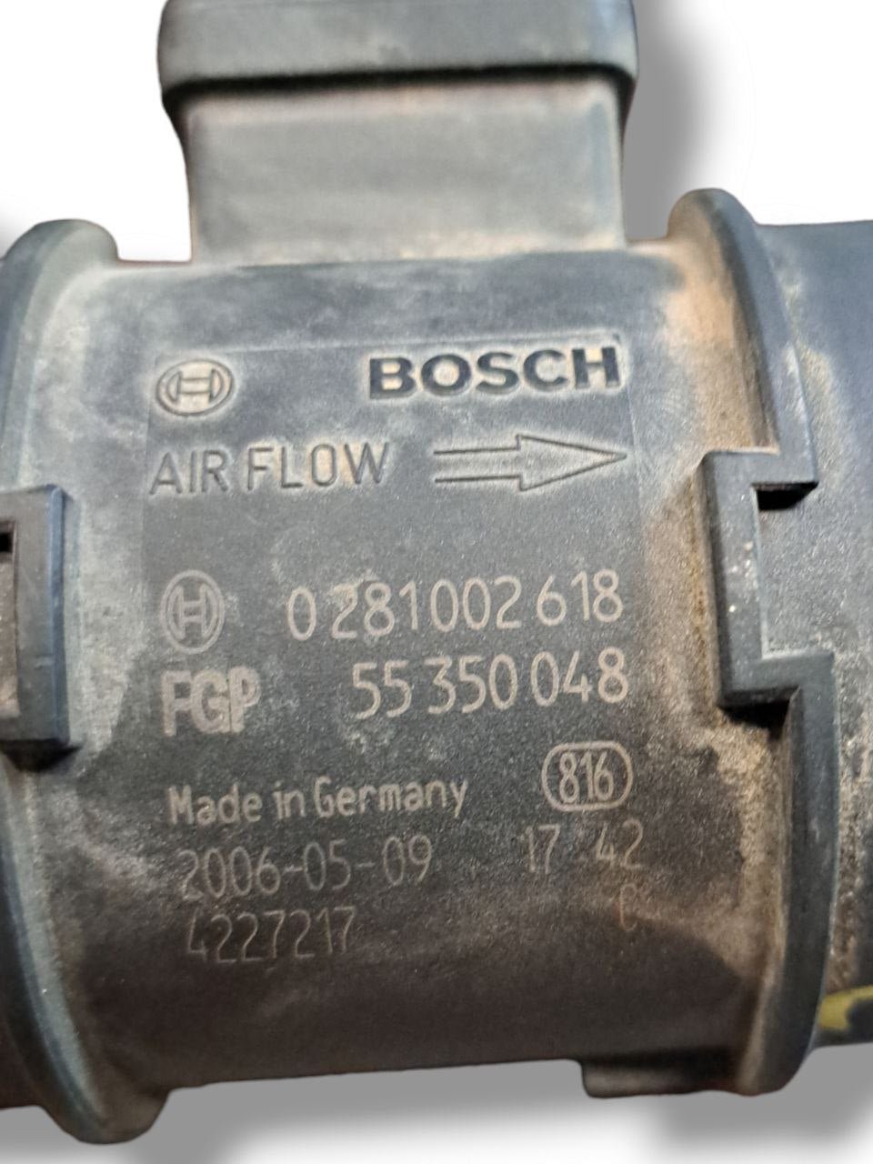 Debimetro / Flussometro Fiat Croma /  Fiat / Alfa / Lancia 1.9 Diesel (2007) COD:0281002618