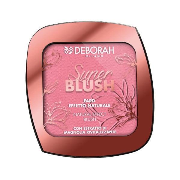 DEBORAH SUPER BLUSH MATFARD EFFETTO NATURALE + PENNELLO 01 - BIBA-RICAMBI