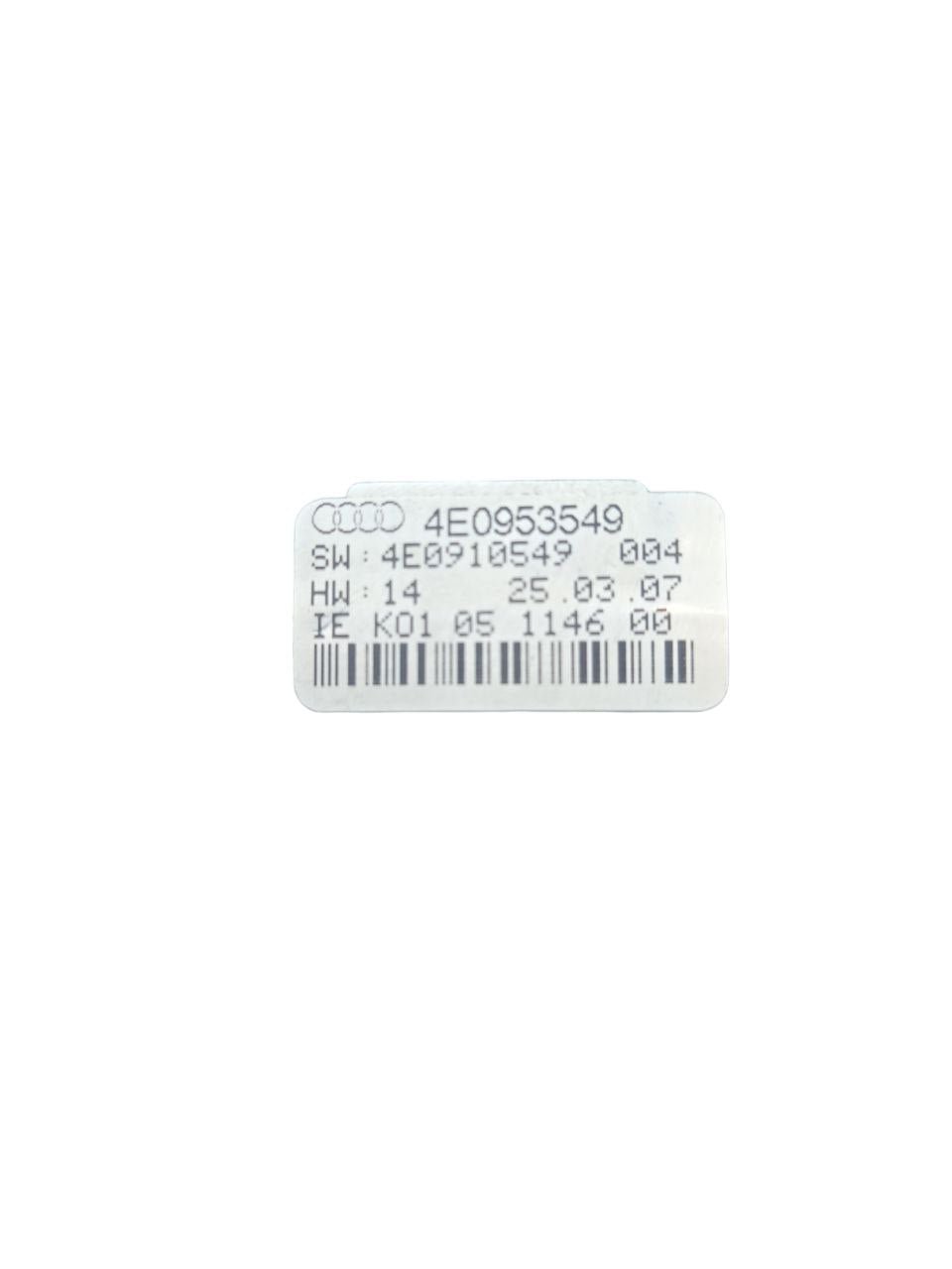 Devio Luci + Regolazione Cruice Control Audi A8 ( 2002 - 2009 ) Cod : 4E0910549