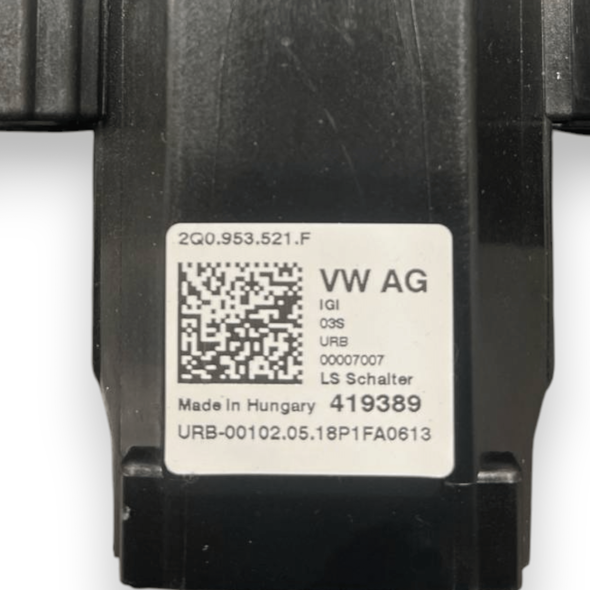 Devioluci + Contatto Spiralato Volkswagen Polo VI AW1 (2017 -) cod: 2Q0953521F