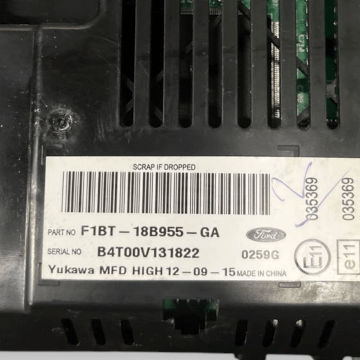 Display / Schermo Multifunzione Ford Ecosport II (2018 -) cod: F1BT-18B955-GA