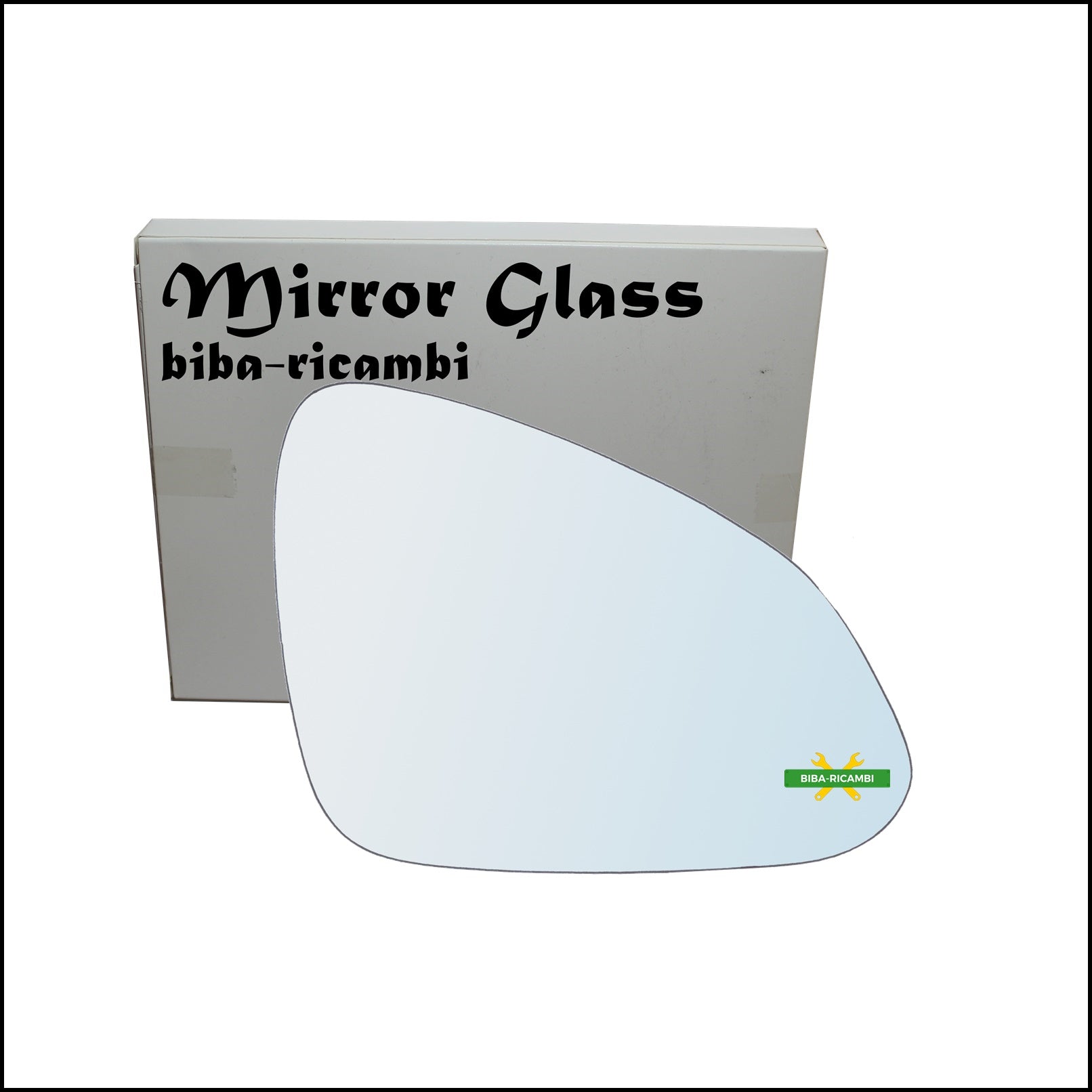 Vetro Specchio Retrovisore Cromato Lato Dx-Passeggero Per Opel Insignia A (G09) dal 2008-2017 BIBA-RICAMBI