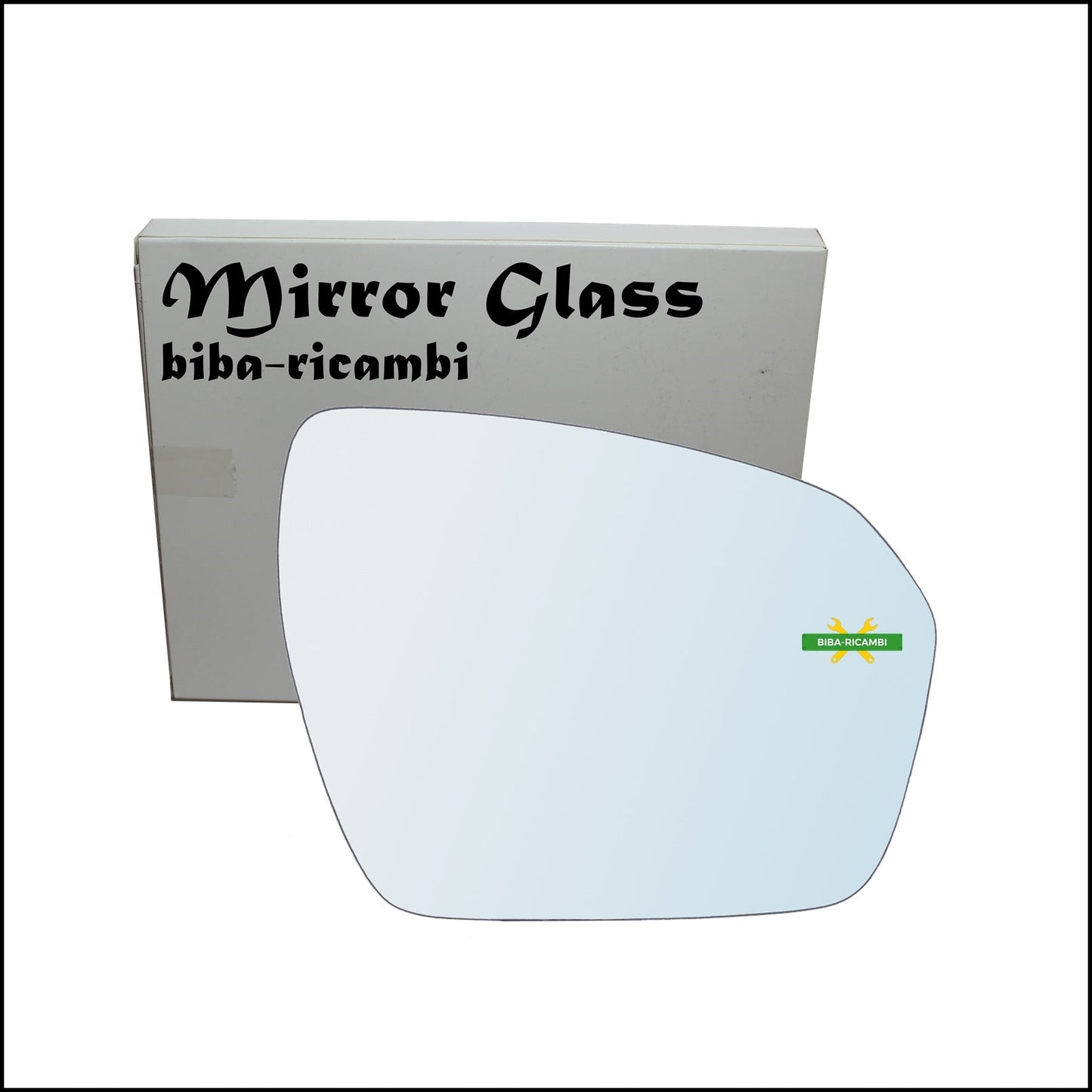 Vetro Specchio Retrovisore Cromato Lato Dx-Passeggero Per L.R Evoque I (L538) dal 2011-2015 BIBA-RICAMBI