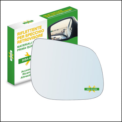 Vetro Specchio Retrovisore Lato Dx-Passeggero Per Kia Picanto II (TA) dal 2011&gt; BIBA-RICAMBI