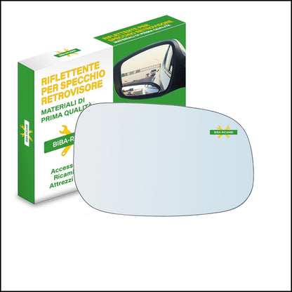 Vetro Specchio Retrovisore Lato Dx-Passeggero Per Volvo C70 II Cabrio solo dal 2007-2009 BIBA-RICAMBI
