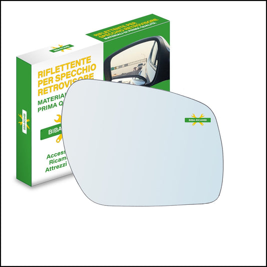 Vetro Specchio Retrovisore Cromato Lato Dx-Passeggero Per Ford Focus C-Max solo dal 2006-2008 (specchio piu grande) BIBA-RICAMBI