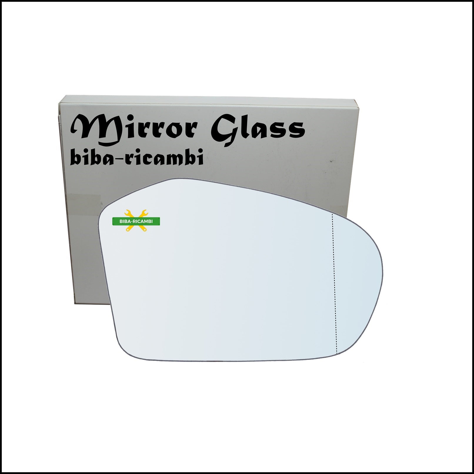 Vetro Specchio Retrovisore Asferico Lato Dx-Passeggero Per Mercedes Classe A II (W169) solo dal 2004-2008 BIBA-RICAMBI