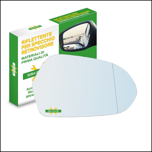 Vetro Specchio Retrovisore Asferico Lato Dx-Passeggero Per Audi A6 Allroad II (4GH) dal 2012&gt; BIBA-RICAMBI