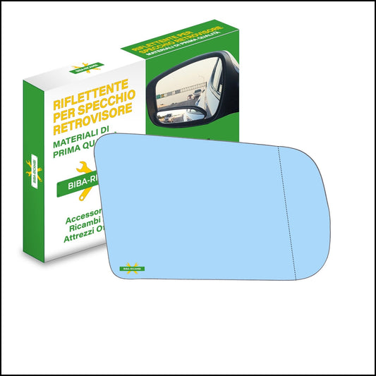 Vetro Specchio Retrovisore Azzuratto Asferico Lato Dx-Passeggero Per Lancia Thema I (834_) dal 1984-1994 BIBA-RICAMBI