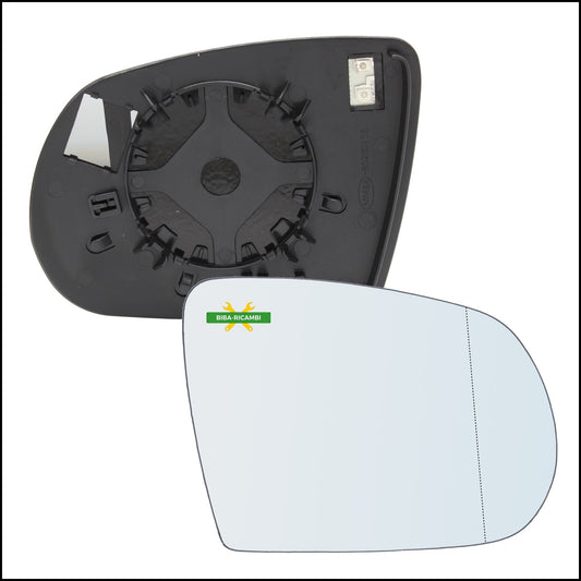 Piastra Retrovisore Termica Asferica Lato Dx-Passeggero Per Jeep Cherokee V (KL) dal 2013&gt; BIBA-RICAMBI