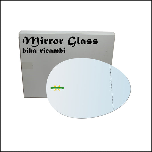Vetro Specchio Retrovisore Asferico Lato Dx-Passeggero Per Mini Cooper (R57) Cabriolet dal 2007-2011 BIBA-RICAMBI