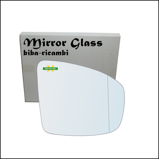 Vetro Specchio Retrovisore Asferico Lato Dx-Passeggero Per Nissan Pathfinder IV (R52) dal 2012&gt; BIBA-RICAMBI