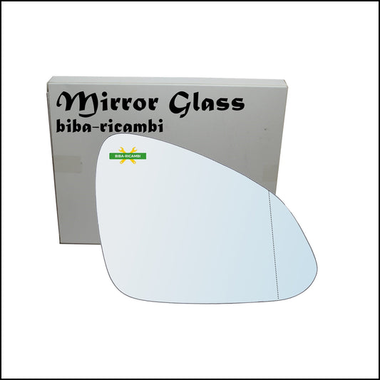 Vetro Specchio Retrovisore Cromato Asferico Lato Dx-Passeggero Per Opel Insignia A (G09) dal 2008-2017 BIBA-RICAMBI