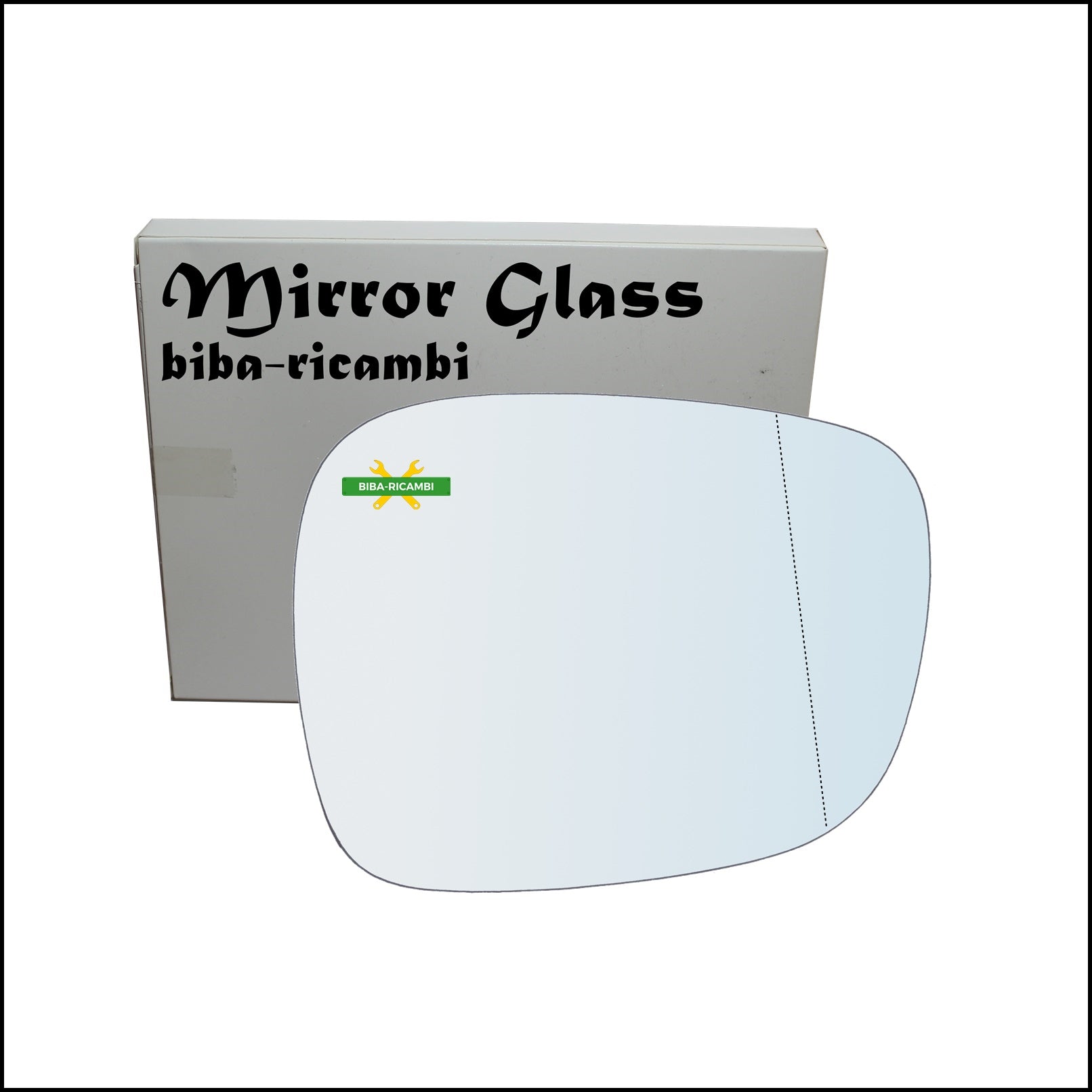 Vetro Specchio Retrovisore Cromato Asferico Lato Dx-Passeggero Per Bmw X1 (E84) solo dal 2009-2012 BIBA-RICAMBI