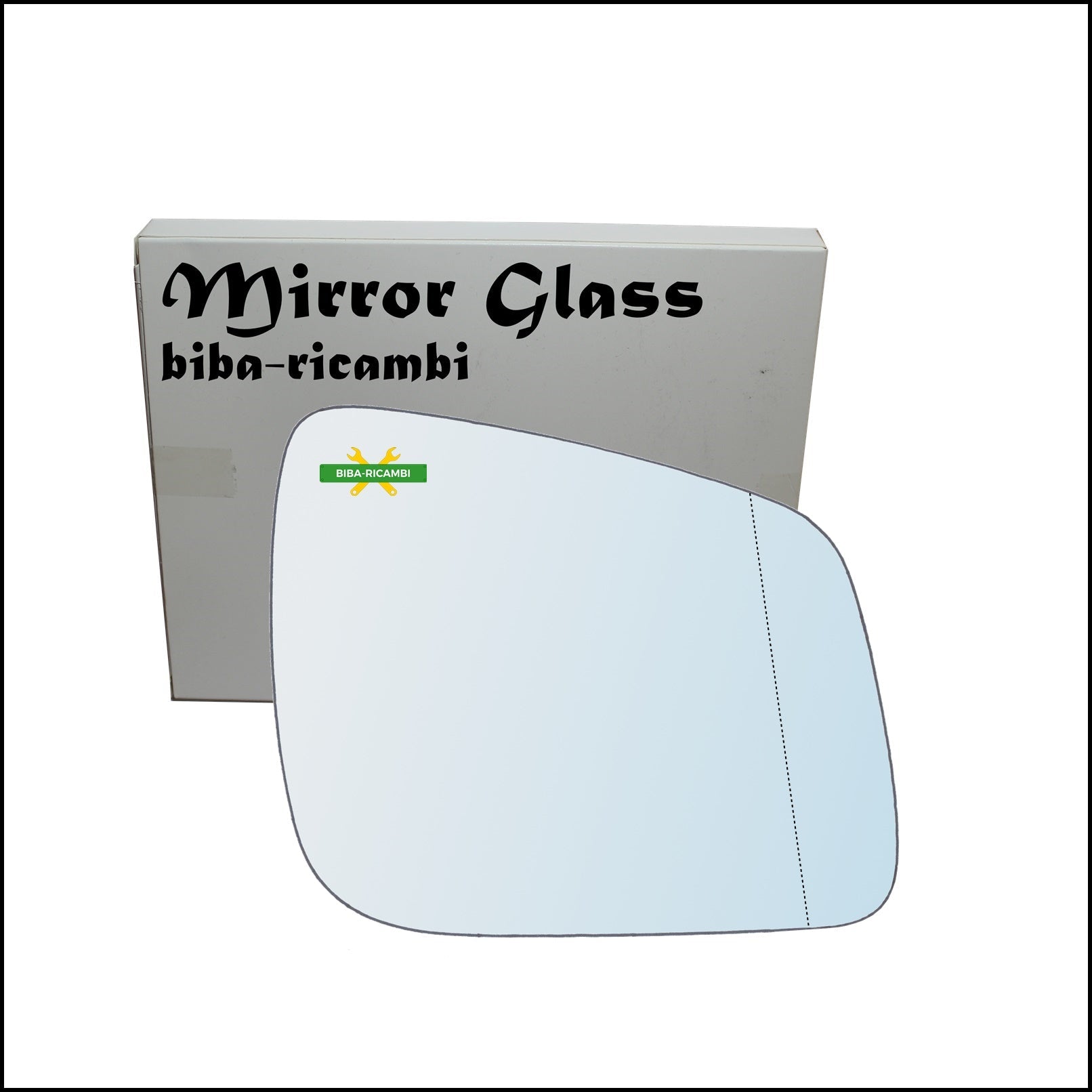 Vetro Specchio Retrovisore Asferico Lato Dx-Passeggero Per Mercedes Classe B (W245) solo dal 2008-2011 BIBA-RICAMBI
