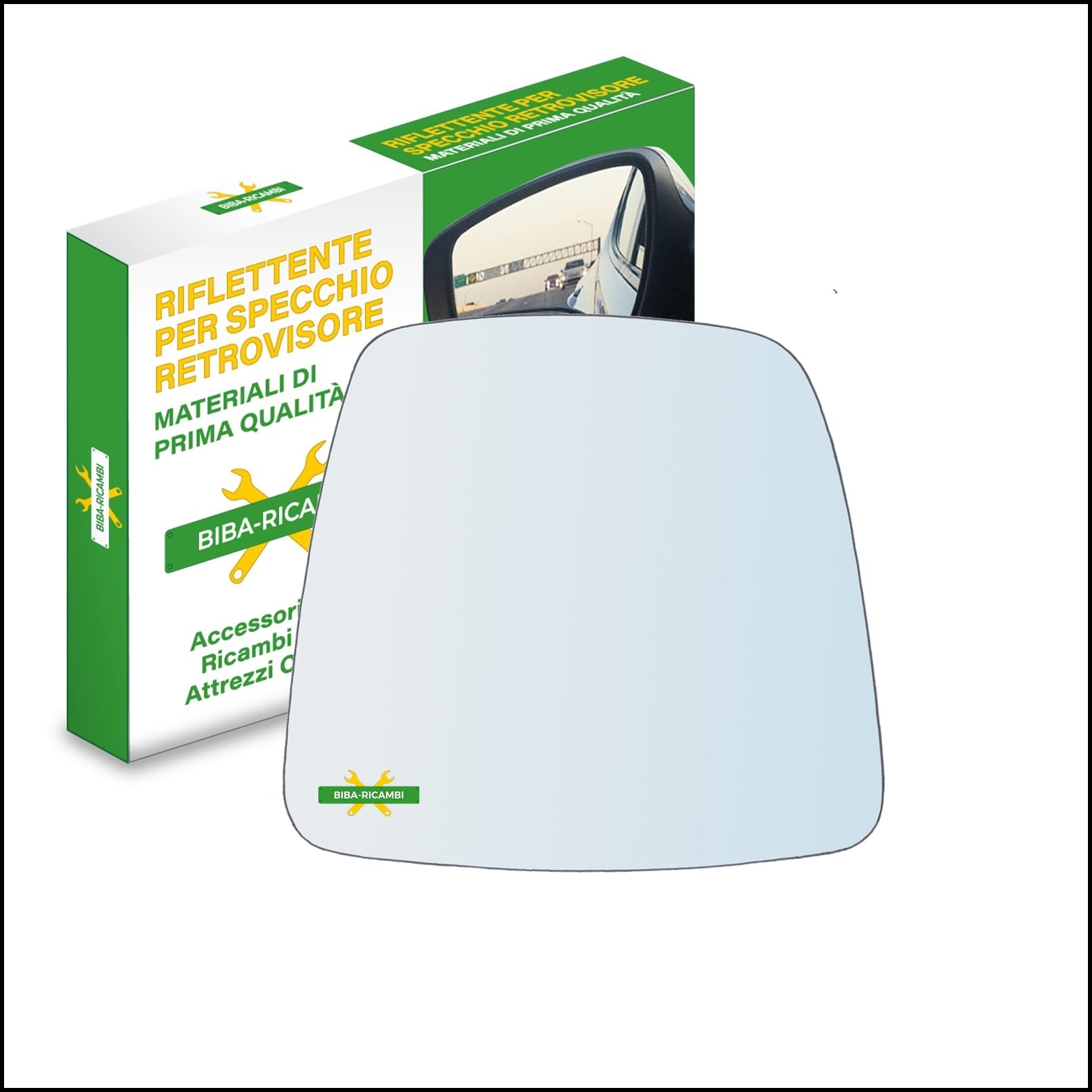 Specchio Superiore Retrovisore Lato Dx-Passeggero Per Kia K2500 dal 2001> BIBA-RICAMBI