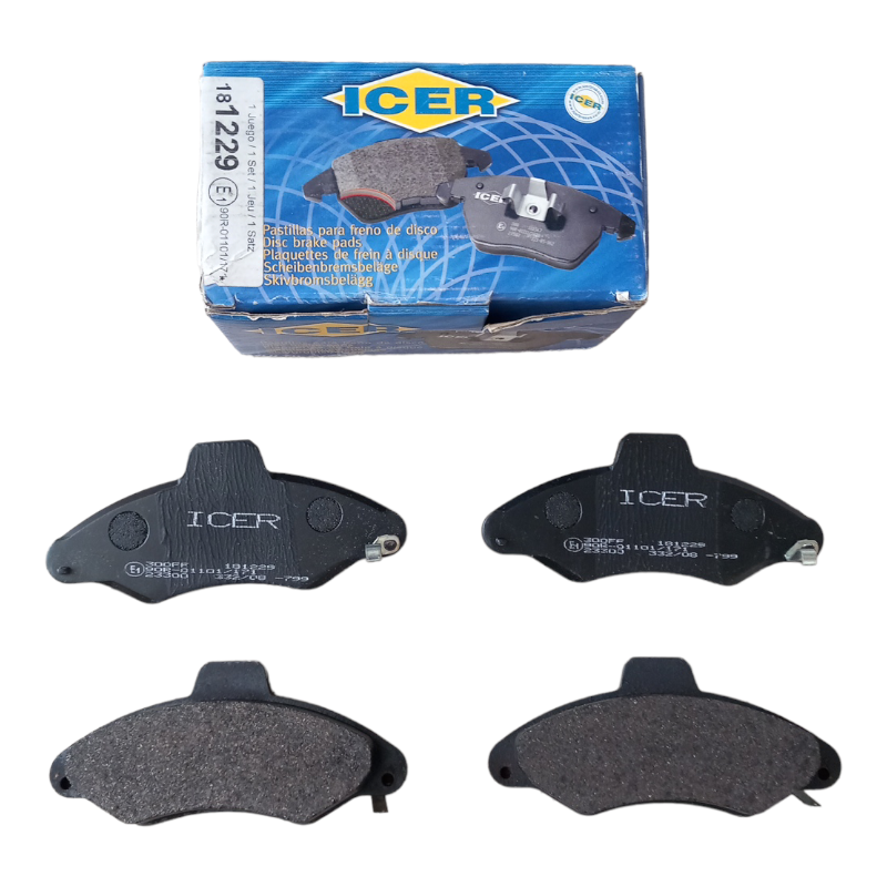 Pastiglie Freno Compatibili Per Ford Escort Classic | Escort VI (GAL,AAL) art.412X BIBA-RICAMBI