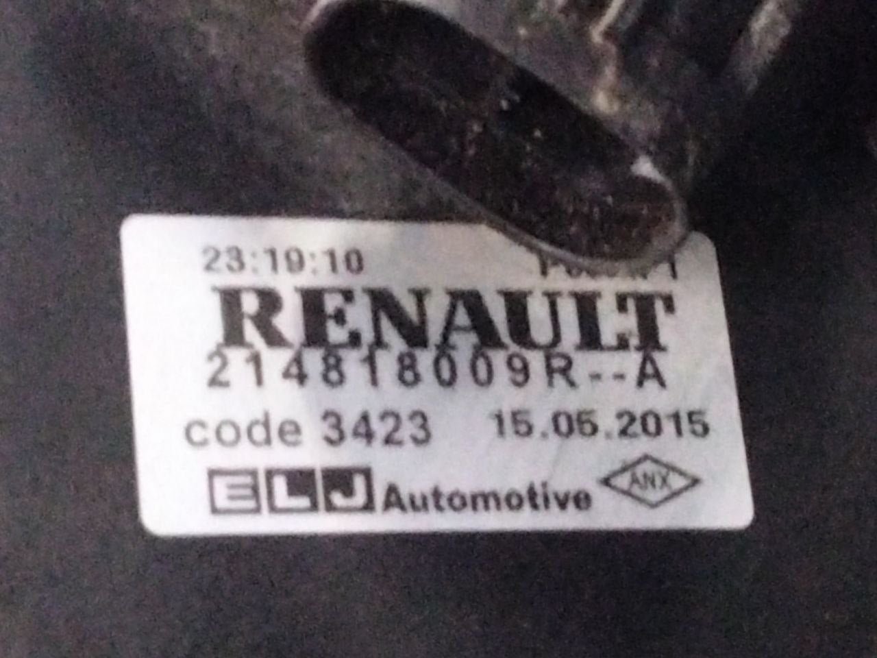 Elettro ventola Renault Clio IV / Captur I 1.5 diesel (2012-2019) cod.214818009R