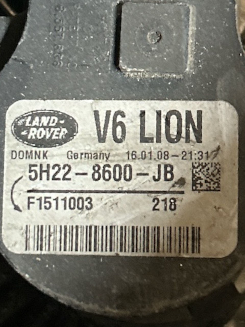 Elettroventola Radiatore Range Rover Sport 2.7 Diesel (2005 > 2012) cod.5H22-8600-JB
