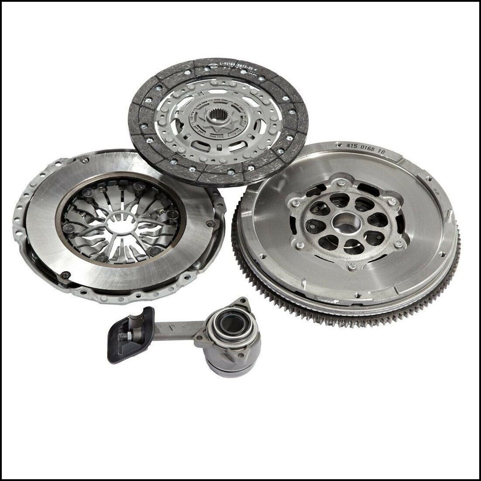 Kit Frizione Volano Cuscinetto 4 Pezzi Per Audi A3 | Skoda Octavia | Seat Leon | Golf IV | 1.600 | 1.800 Benzina BIBA-RICAMBI