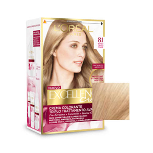 L'OREAL EXCELLENCE BIONDO CHIARO CENERE 8,1 - BIBA-RICAMBI