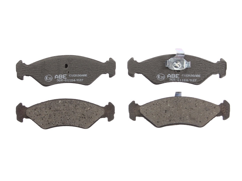 Kit 4 Pastiglie Freno Anteriori Compatibile Per Ford Fiesta III (GFJ) dal 1989-1995 BIBA-RICAMBI