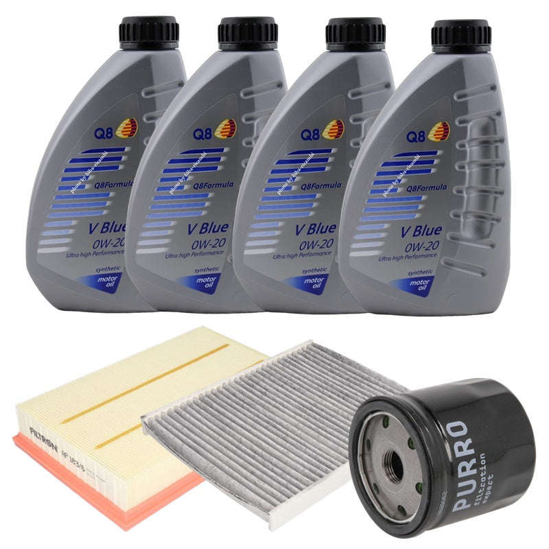 Kit Tagliando Filtri Olio Compatibile Per Audi A1 Allstreet 30 TFSI 81KW-110CV BIBA-RICAMBI