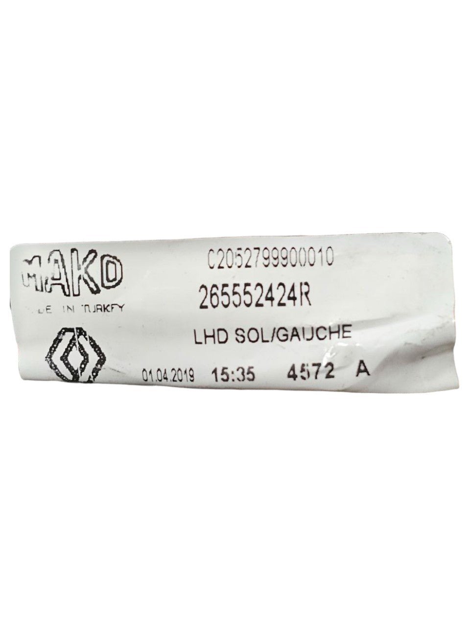 Fanale / Stop Alogeno Interno Sinistro Renault Clio IV 5P Cod:265552424R (2017-2021)