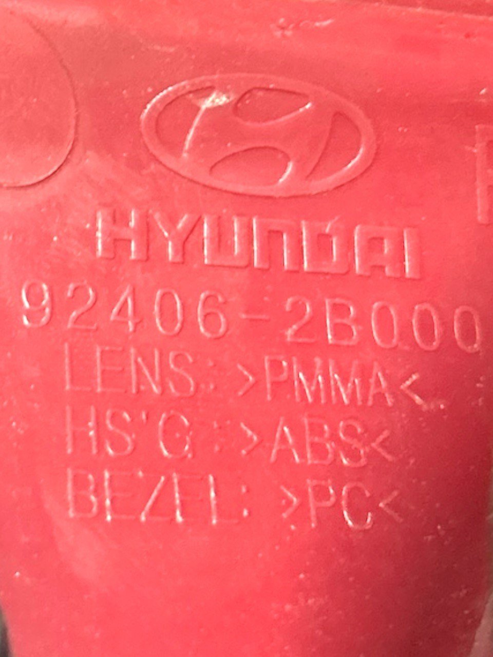 Fanale / Stop Posteriore Alogeno Destro Hyundai Santa FE II (2006 > 2012) cod.92406-2B000